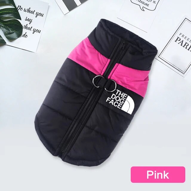 T97DWaterproofWarmDogClothesPetCoatWinterVestPaddedZipperJacketDogClothingforSmallMed