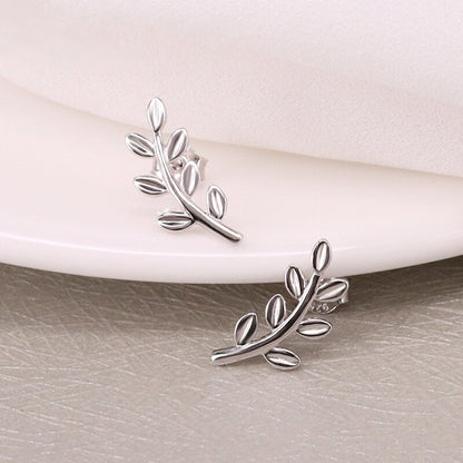 Curvy Leaf Branch Stud Earring (1).jpg