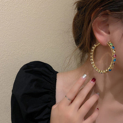 Beaded Rainbow Hoop Earrings (4).jpg