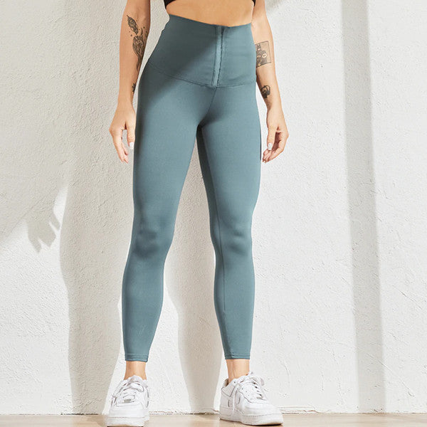 High Waist Fitness Lace Up Corset Leggings (4).jpg