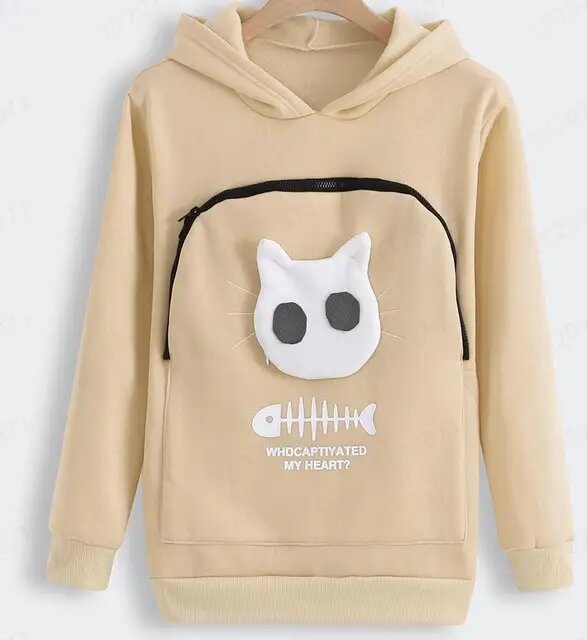 Unique cat lover gift hoodie