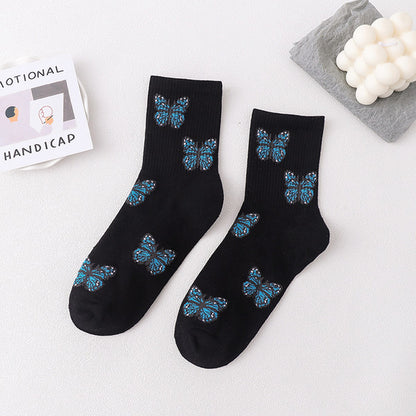 Cute Butterfly Print Crew Socks (6).jpg