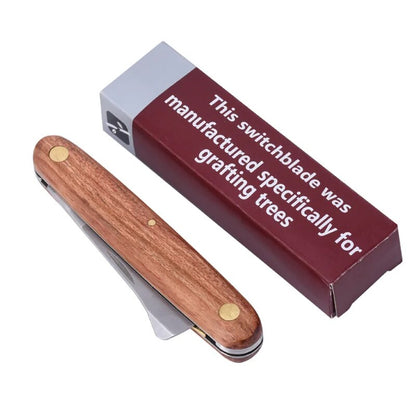 Foldable Grafting Pruning Knife: Professional Stainless Steel Tool