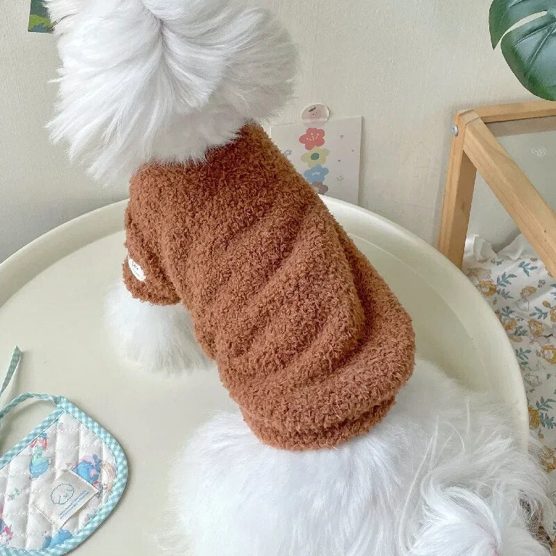 tabVAutumnWinterDogSweaterDoubleSidedCloudPlushBottomSweaterThickenedPlushCoatPetDogC