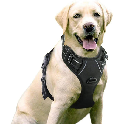 Reflective Adjustable Pet Dog Harness: Breathable Vest for Dogs & Cats