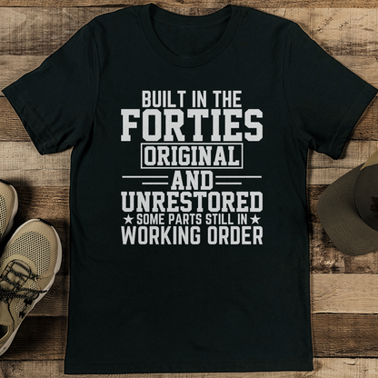 Built In The Forties Original $ Unrestored Some Parts Still In Working Order Tee