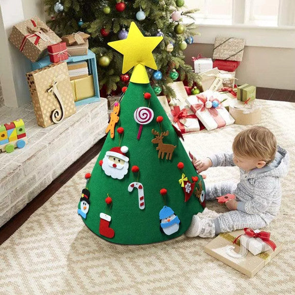 Interactive Velcro Christmas tree for kids