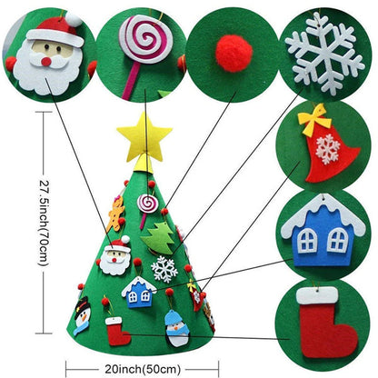 Safe DIY Christmas tree for toddlers