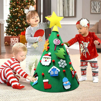 Velcro Christmas Tree for Toddlers | Perfect Holiday & Christmas Gift for Kids