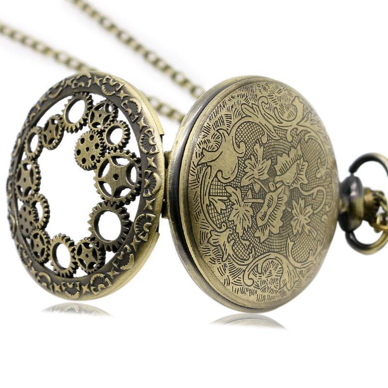 VintageInspired Time Travelers Watch with Chain