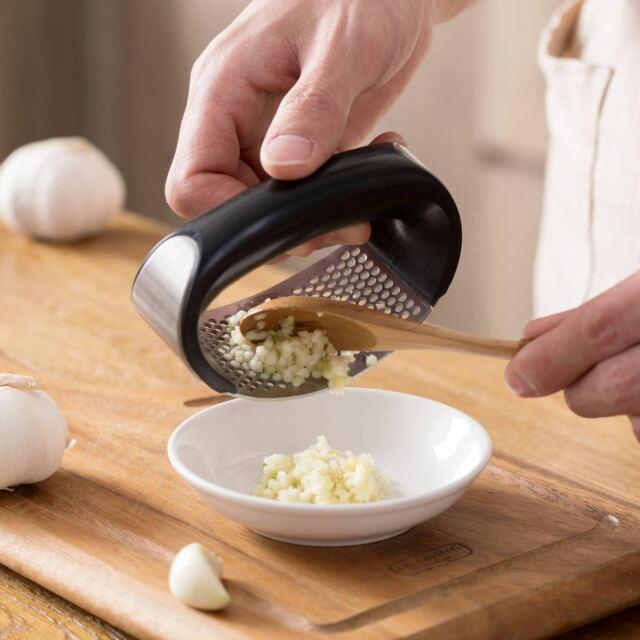 Stainless Steel Garlic Presser 1