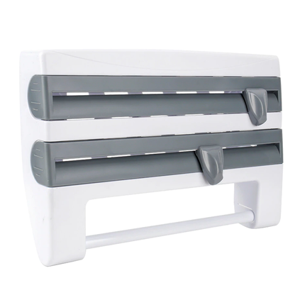 4-in-1 Wall Mount Multi Roll Holder & Rack 4