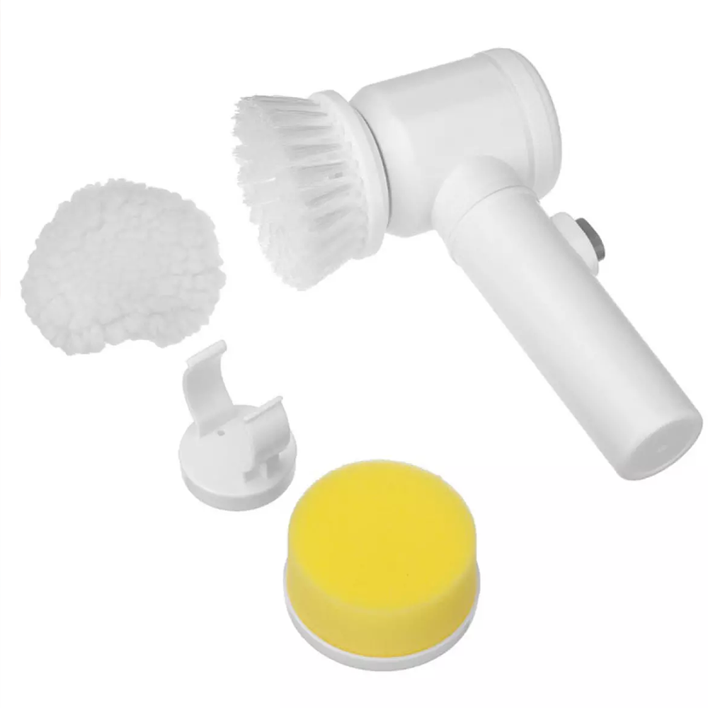 5-In-1 Cordless Electric Bathroom, Kitchen & Sofa Cleaning Brush 4