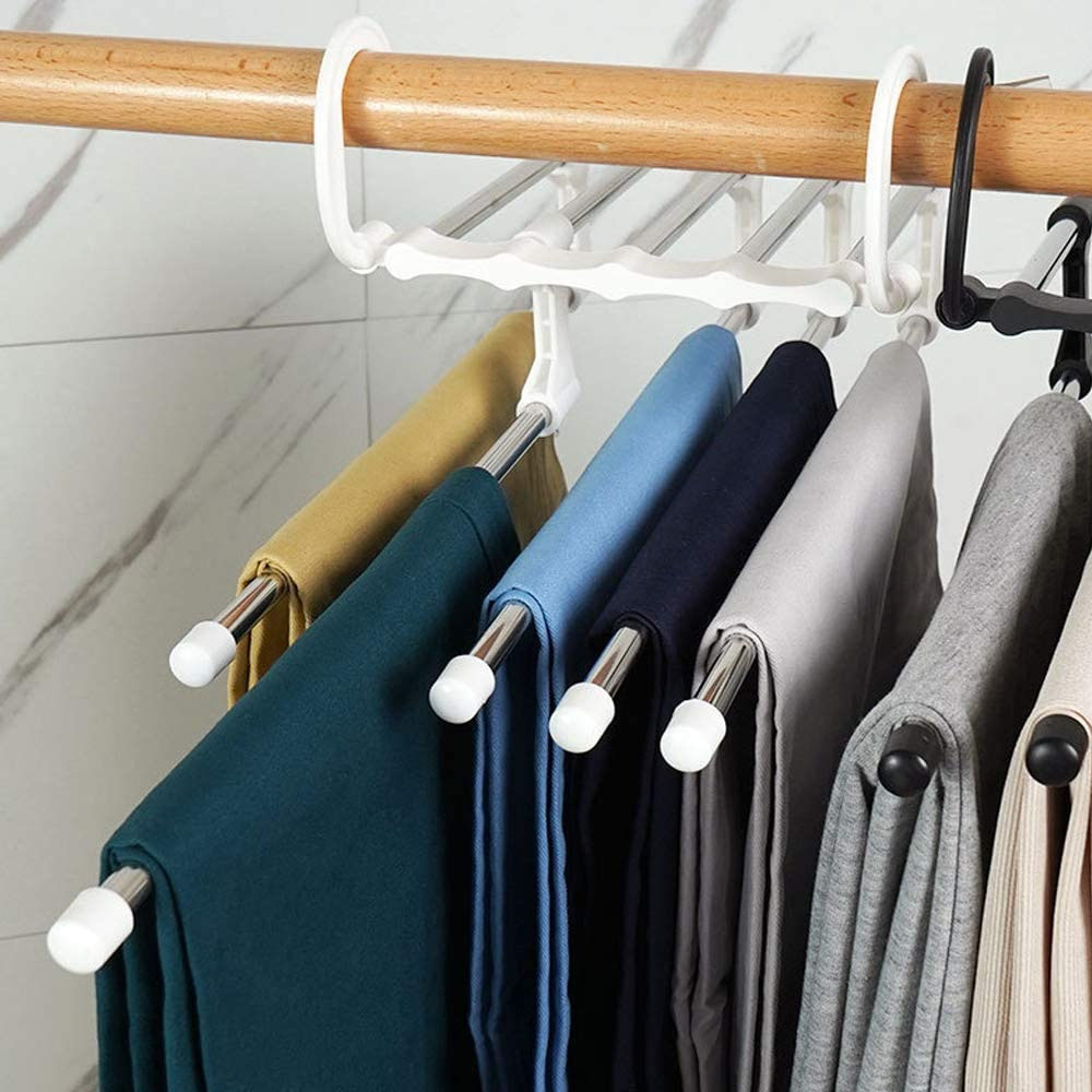 5-In-1 Stainless Steel Multi-Functional Pants Rack Hanger 2