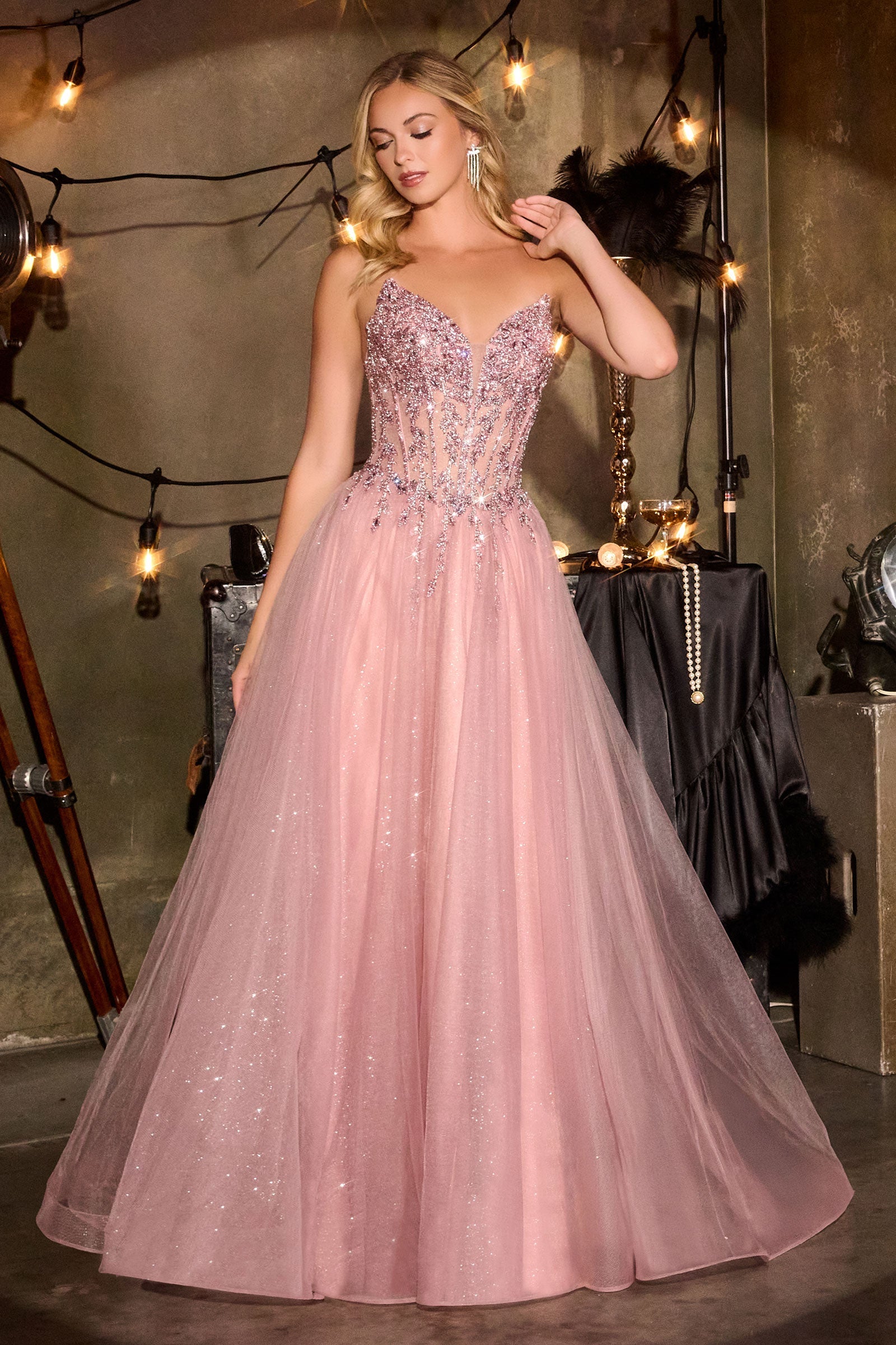 Jolia Gown A- Corset Tulle Dress