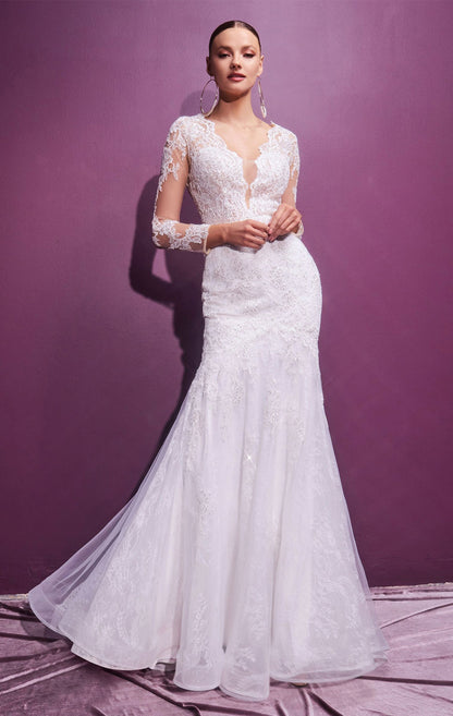 LILIBET GOWN LAYERED LACE MERMAID BRIDAL GOWN