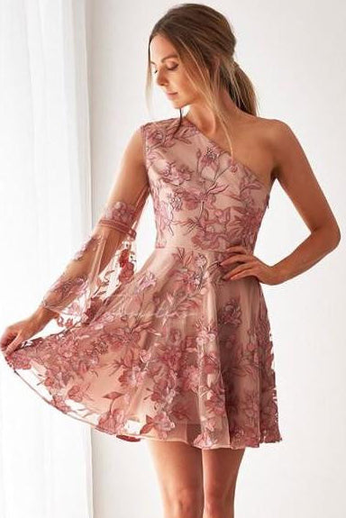 Davina Dress Embroidery Rose