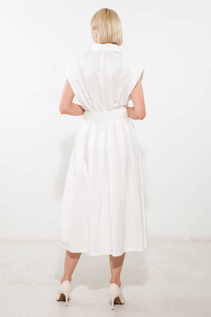 DEEPER CONNECTION DROP SHOULDER DRESS