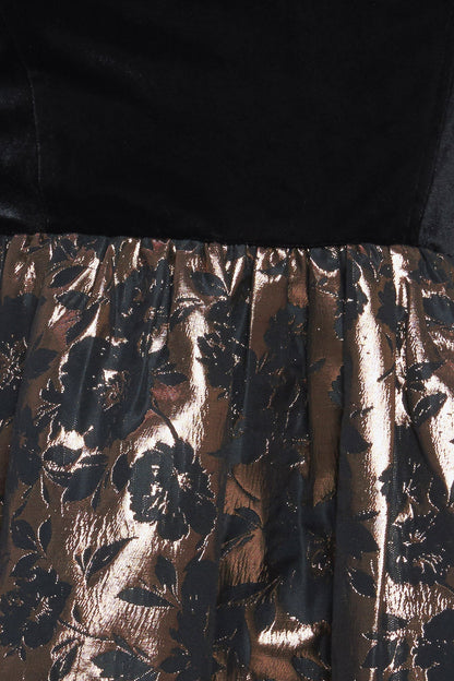 CELEBRATION NIGHT VELVET MINI DRESS