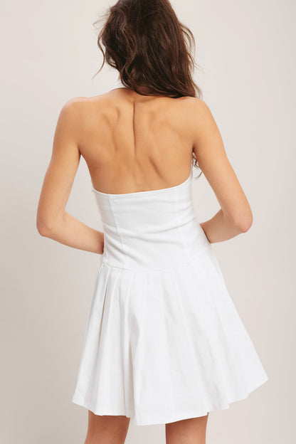SUMMER CLUBHOUSE WHITE MINI DRESS FINAL
