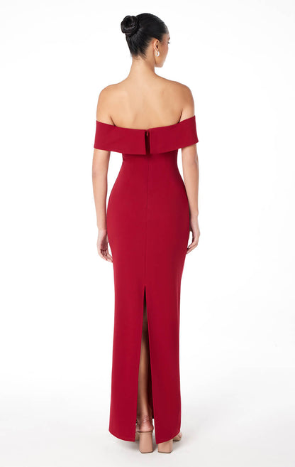 INEZ OFF THE SHOULDER MAXI DRESS