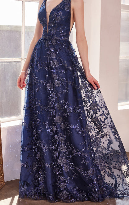 ARIELLE GLITTER TULLE GOWN