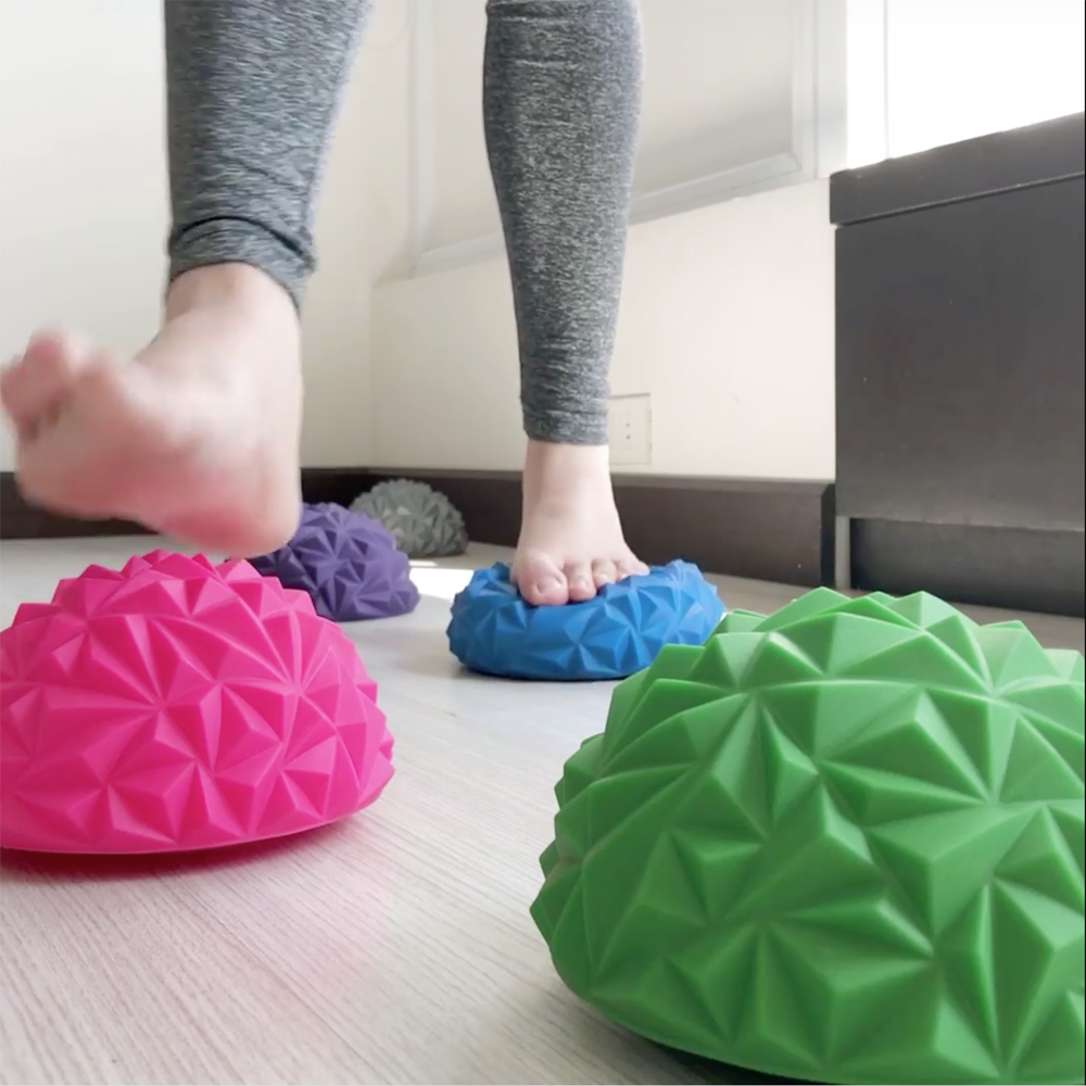 Durable reflexology ball for deep tissue massage