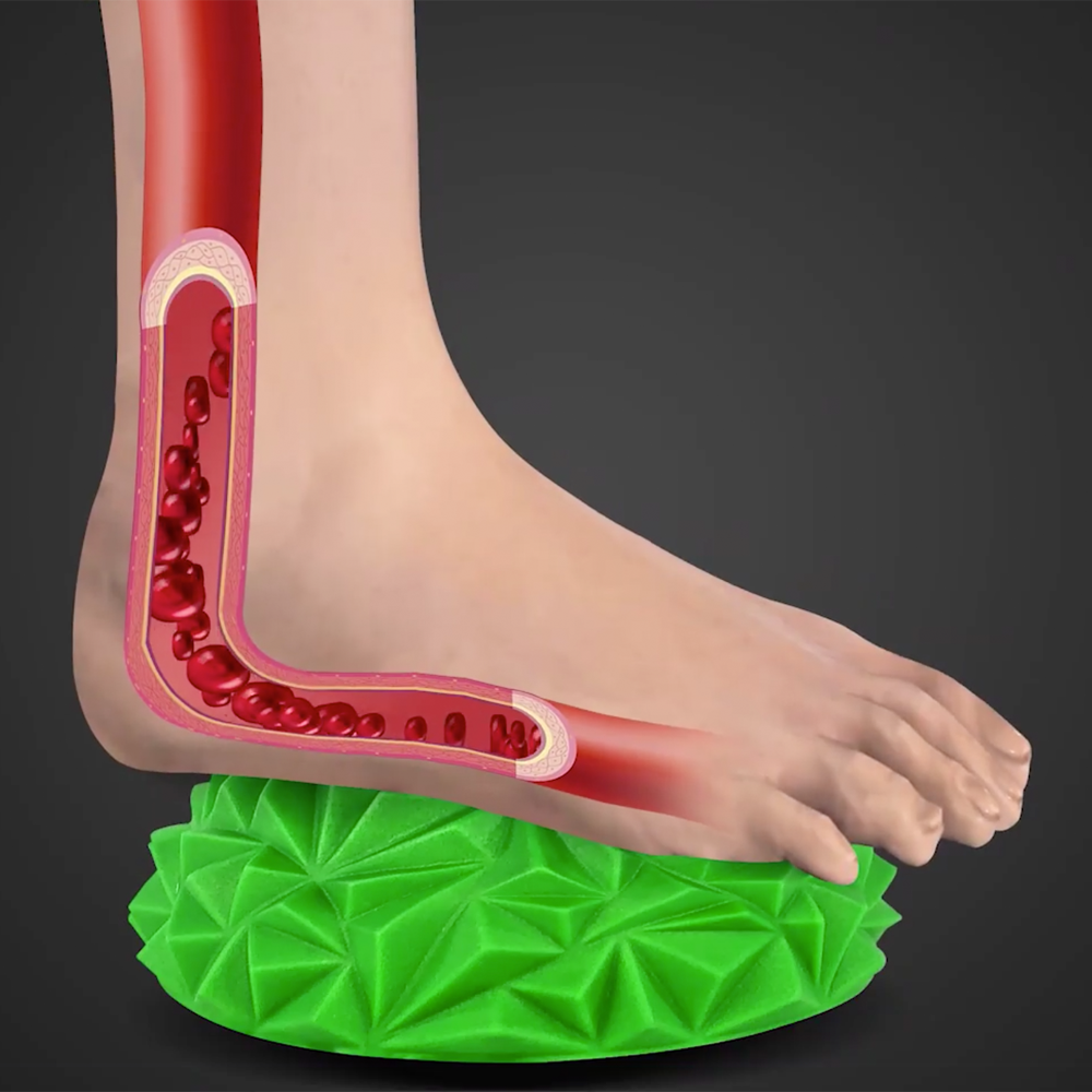 Portable foot massage ball for travel
