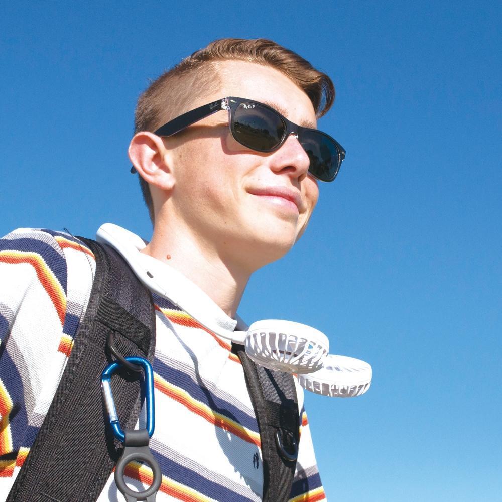 Wearable Portable Neck Fan For Personal Cooling 3
