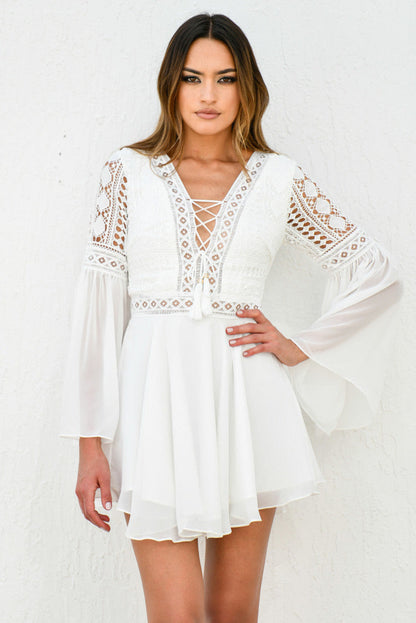 Alyse Dress White