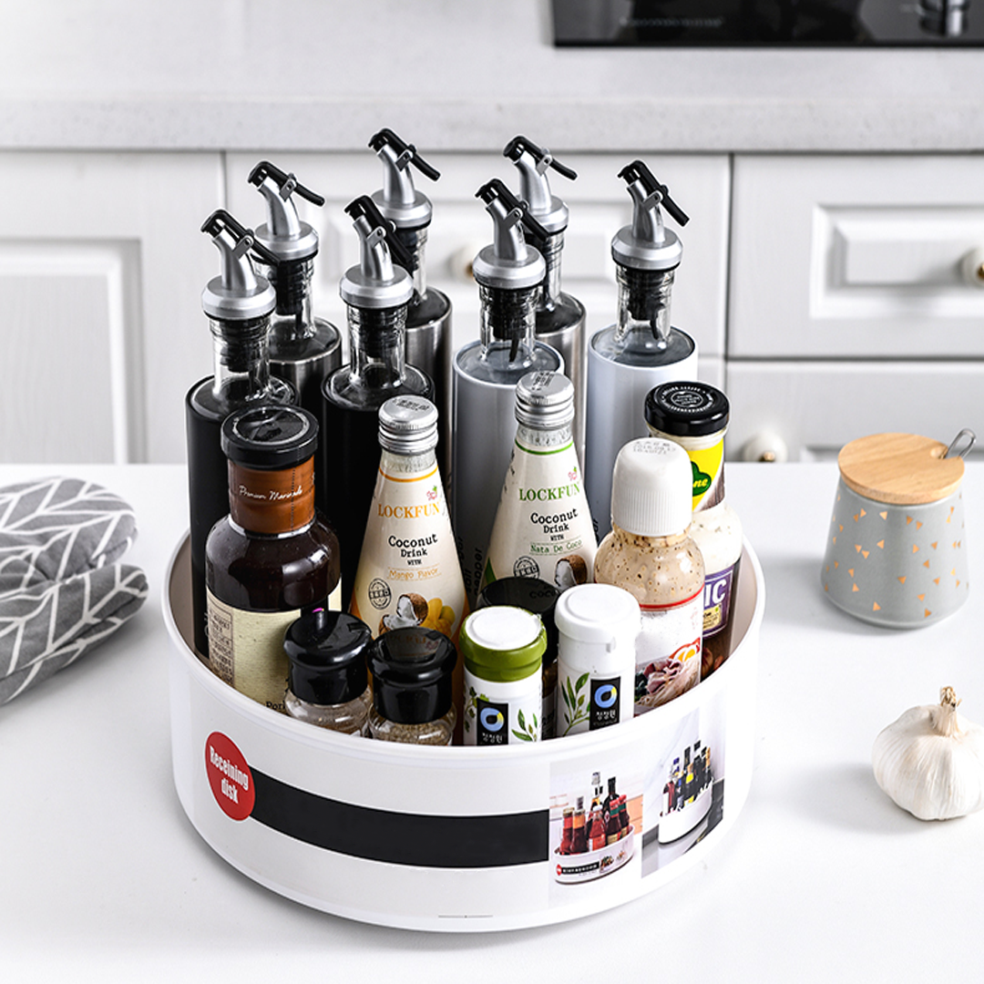 Anti-Skid 360° Rotating Storage Tray 1