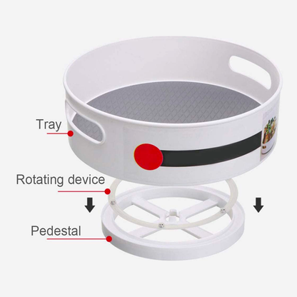 Anti-Skid 360° Rotating Storage Tray 5