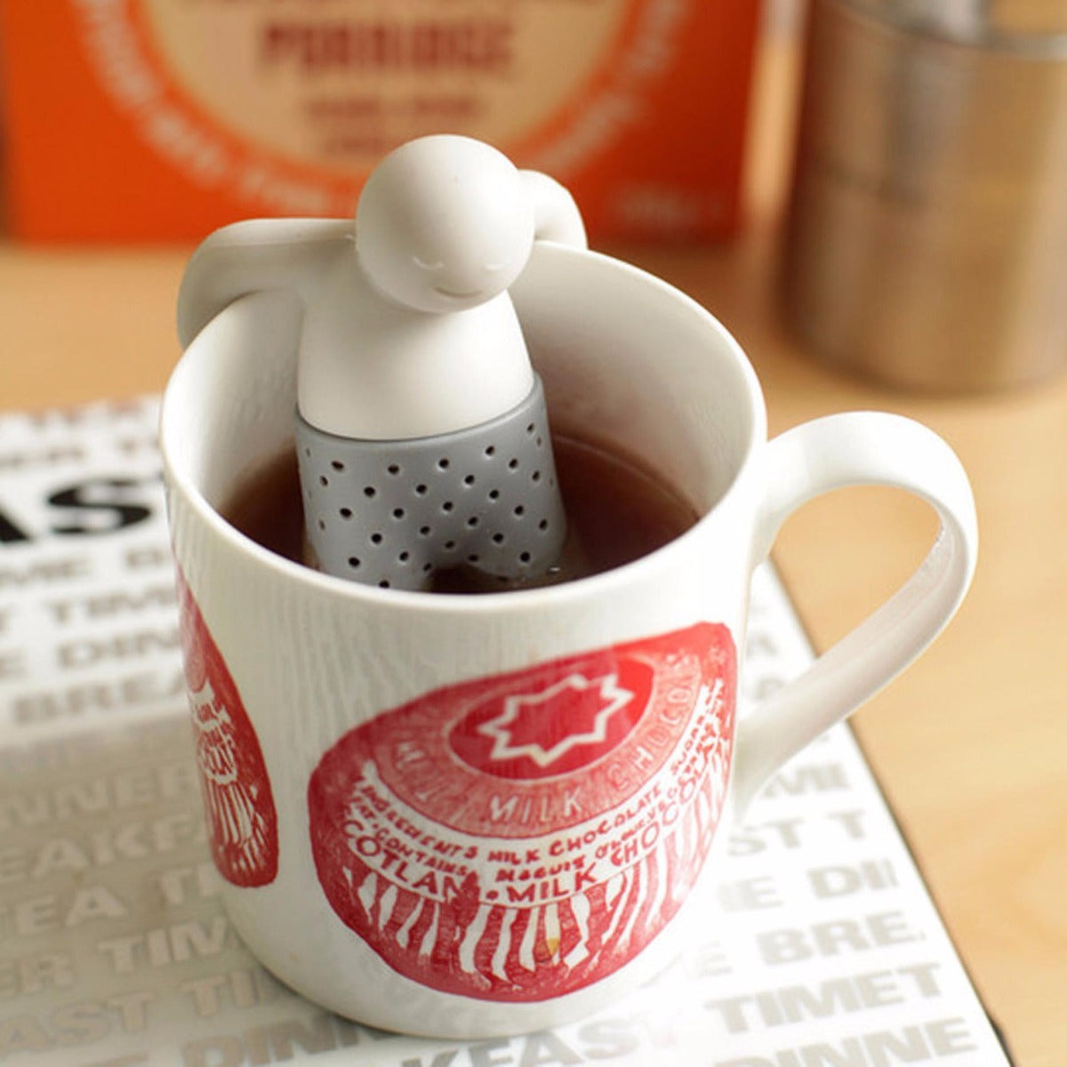 Mr Teaman Infuser White