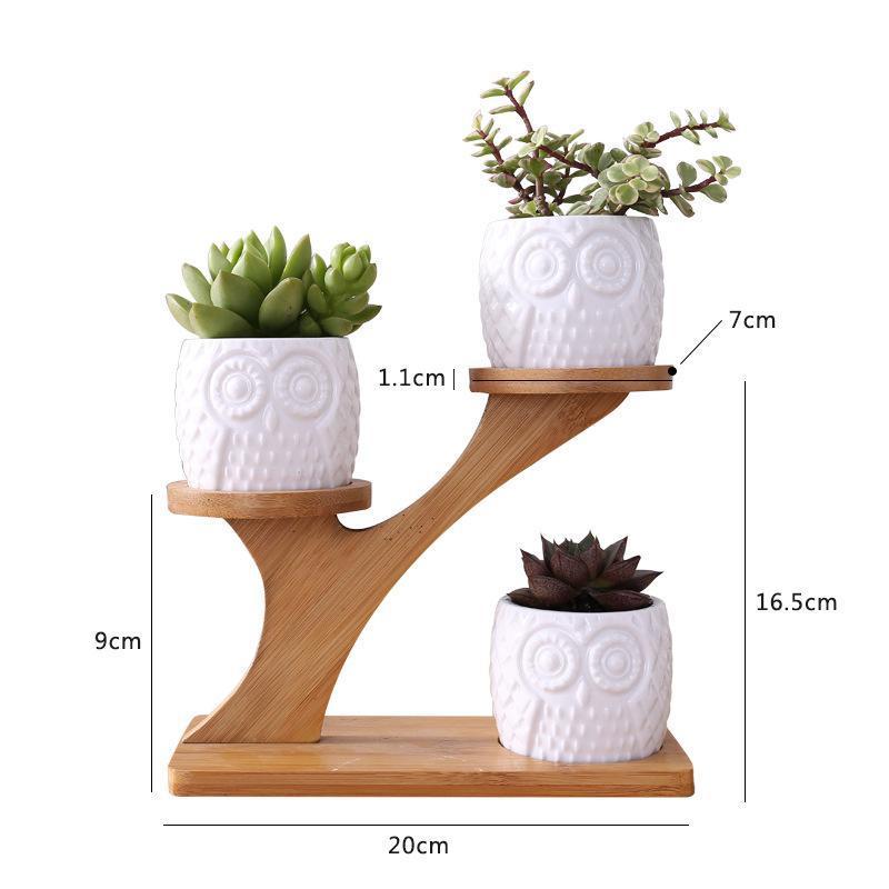 Owl Wooden Tree 2