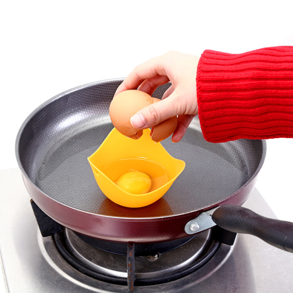 Arched Edges Multifunctional Silicone Egg Poacher3