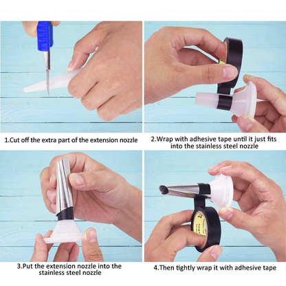 Caulking Nozzle Applicator Tool Kit 2