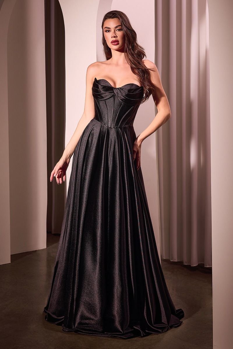 Ellery Gown Satin A- Dress With Pockets