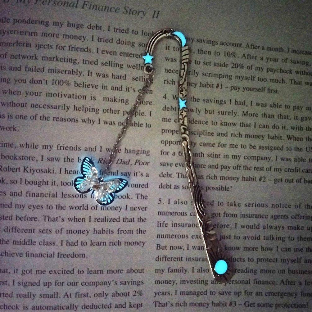 glow in the dark bookmark