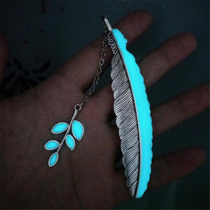 Vintage Feather Metal Bookmark