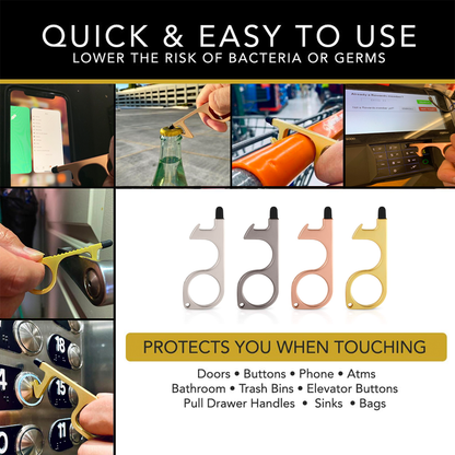 Convenient antibacterial keychains for onthego use