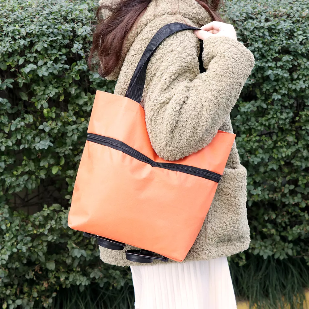 shopping bags with wheels
