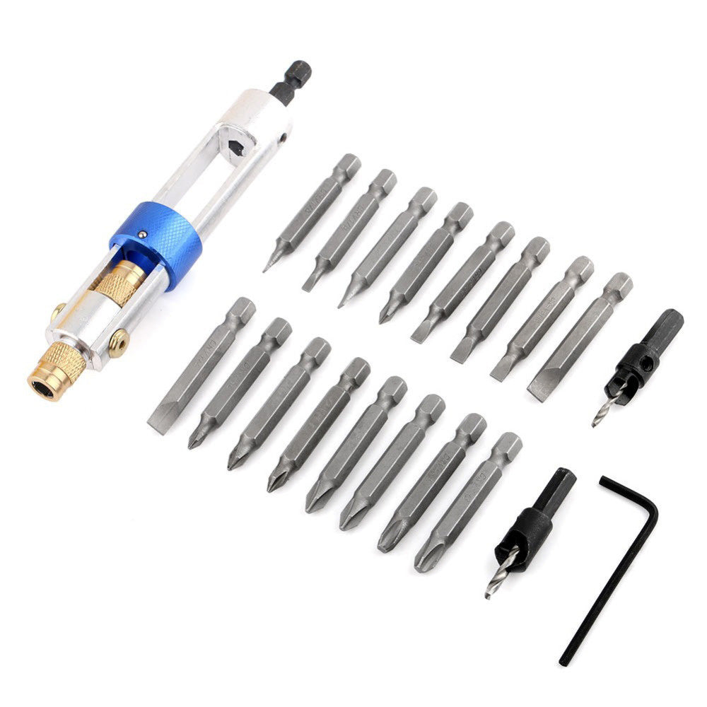 Complete 20 Piece Drill Flip Drive Set Kit 4