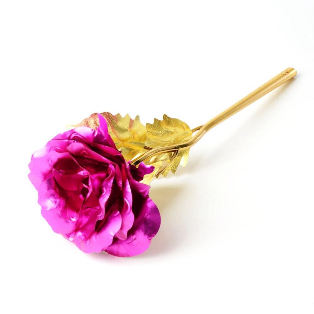 Everlasting Gold Rose pink