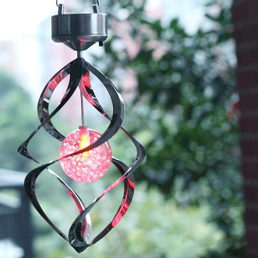 Hanging Solar Swirl Wind Spinner 1