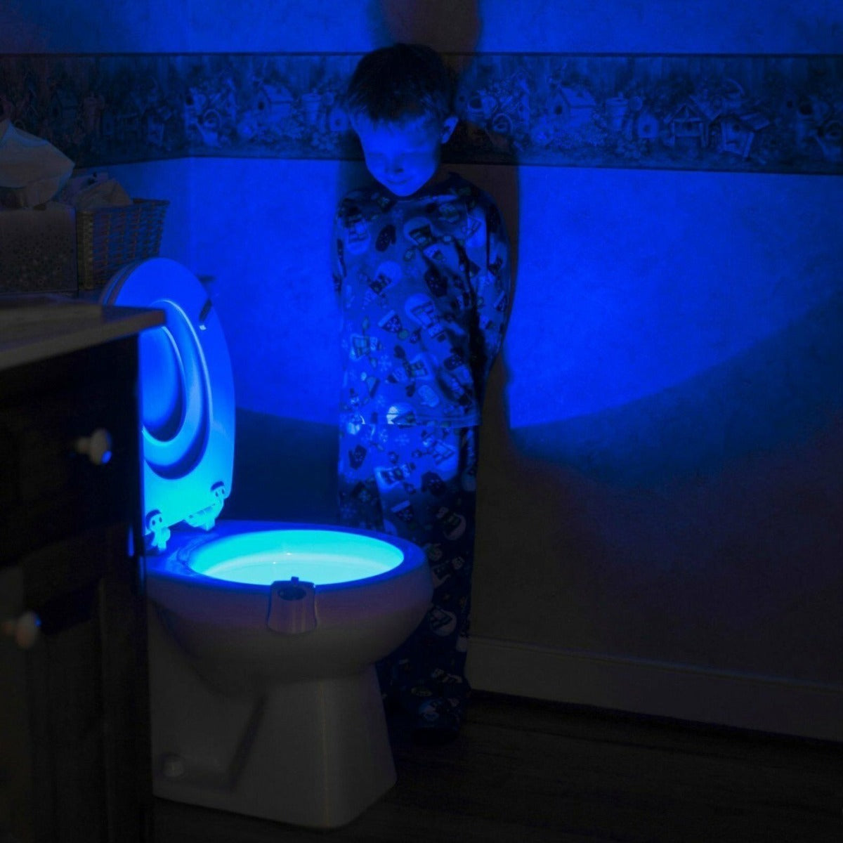 Toilet Seat Light Glow1