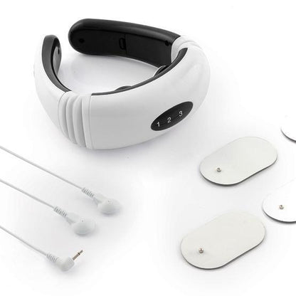 Ergonomic cervical massager for office use