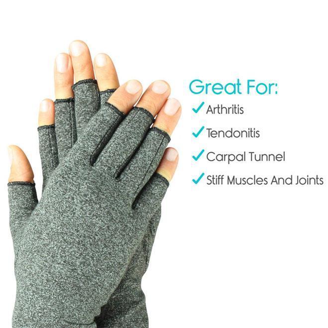 Moisturewicking compression gloves