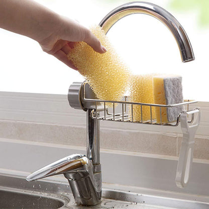 Over the sink storage shelf for small bathrooms