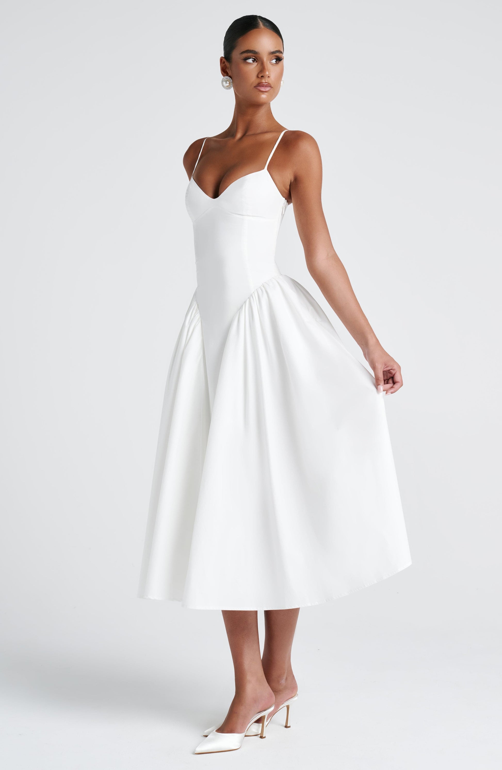 Emerson Midi Dress Ivory