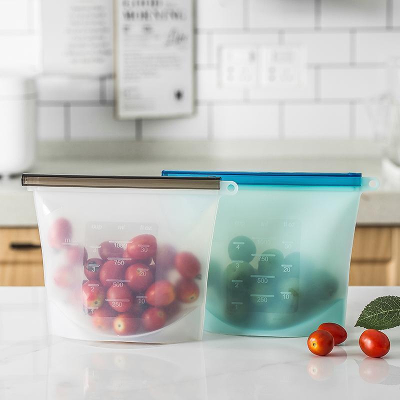 Reusable Food Storage Bags FDA Approved Silicone 3